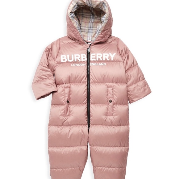 Burberry baby girls skylar quilted snowsuit (brand new with tags) size 6 months